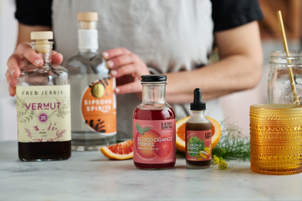 Land and Local bar lineup with Fred Jerbis vermut and Sipsong Spirits