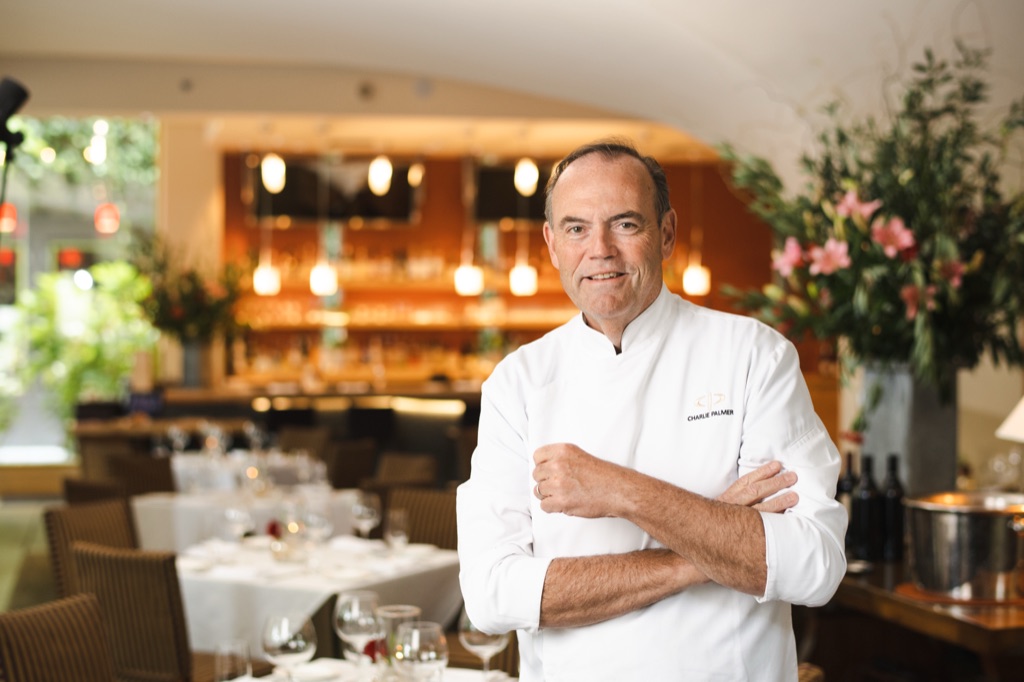 Portrait in the dining room at Charlie Palmer